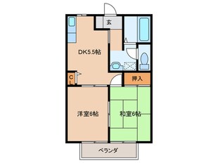 ディアス白石の物件間取画像